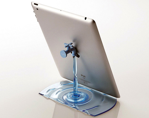 Diseño de Soporte para iPhone y iPad muy ingenioso.