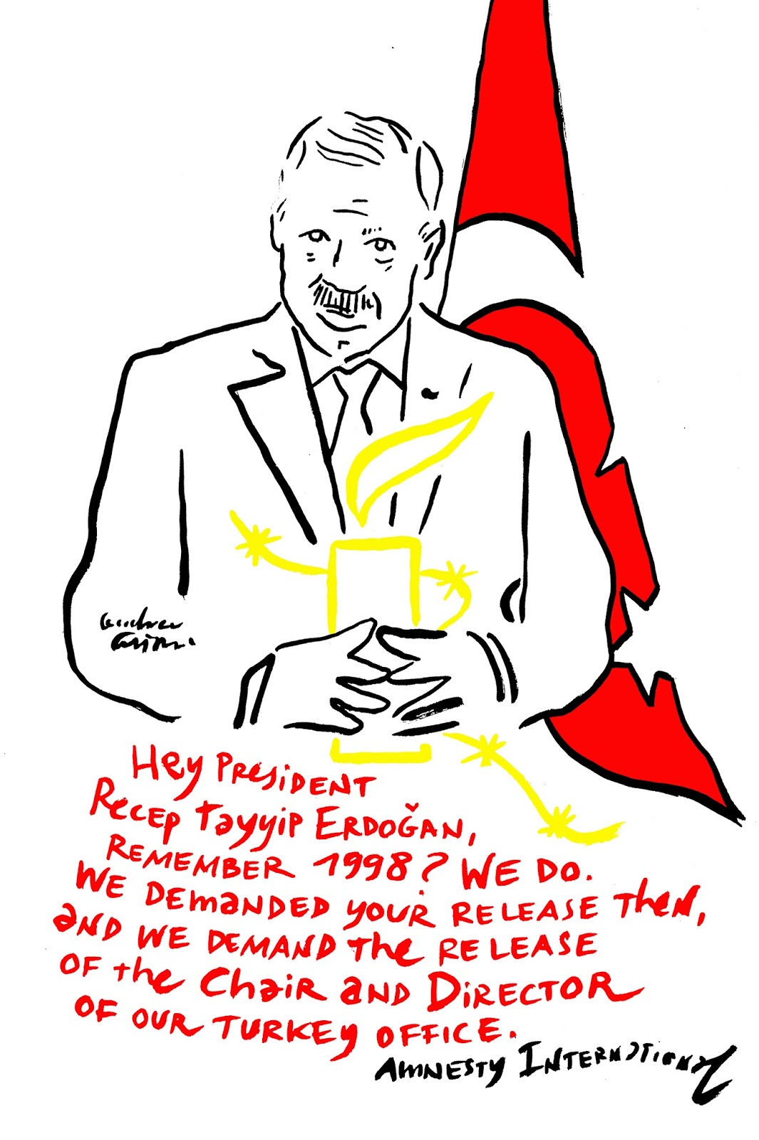 Channeldraw: Hey President Recep Tayyip Erdoğan, remember 