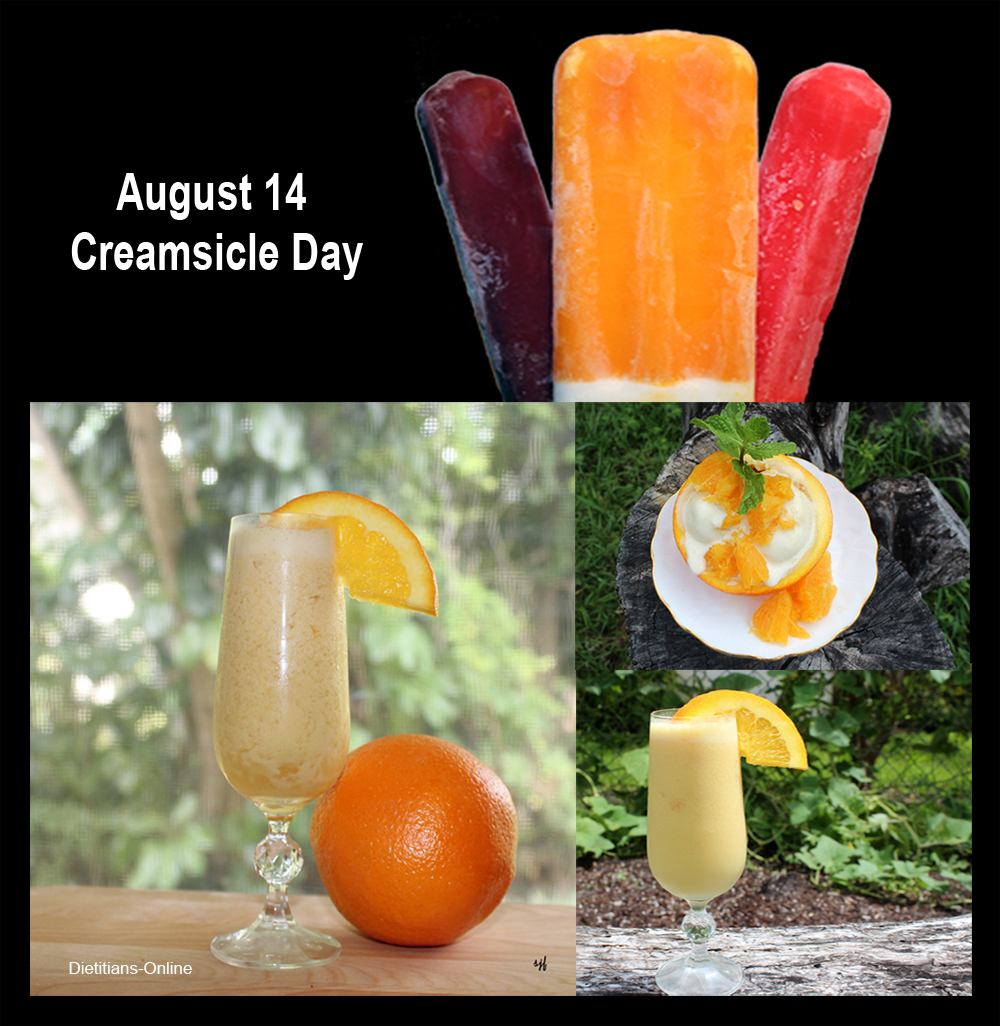 Dietitians Online Blog August 14, National Creamsicle Day