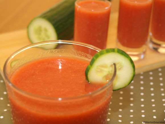 Receta Gazpacho andaluz receta tradicional HortoGourmet