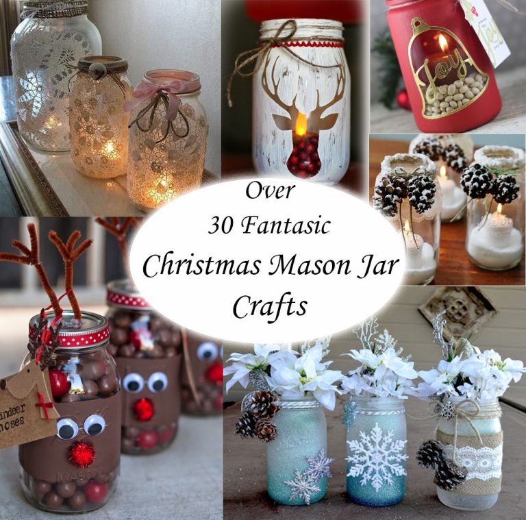over 35 christmas mason jar ideas idees and solutions