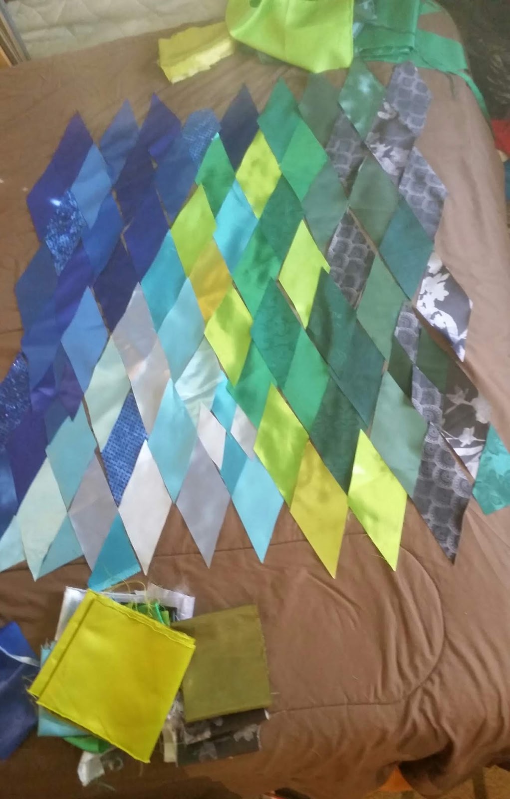 Enchanting Quilts Rainbow Trout The making of a challenge quilt