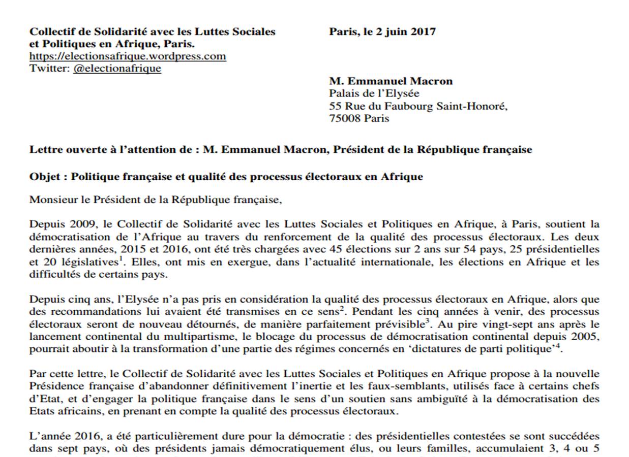 open letter to emmanuel macron lettre ouverte À emmanuel macron