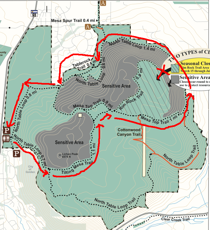 Colorado Lifestyle North Table Mountain