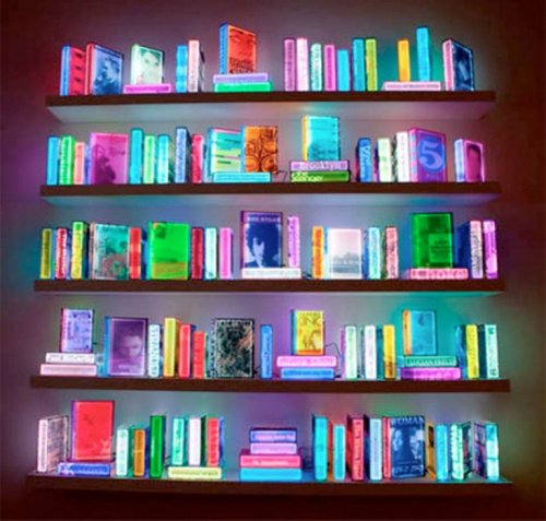 Hmmpedia: LED Light Book Shelf
