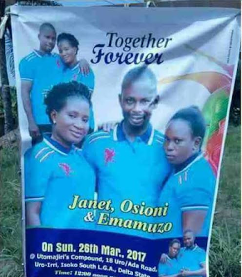 2a 'I decided to marry them because they satisfy me in bed' - Isoko man who married two wives on same day reveals