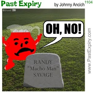 [CARTOON] Macho Man Randy Savage. cartoon, death, entertainment
