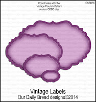 ODBD Custom Vintage Labels Dies