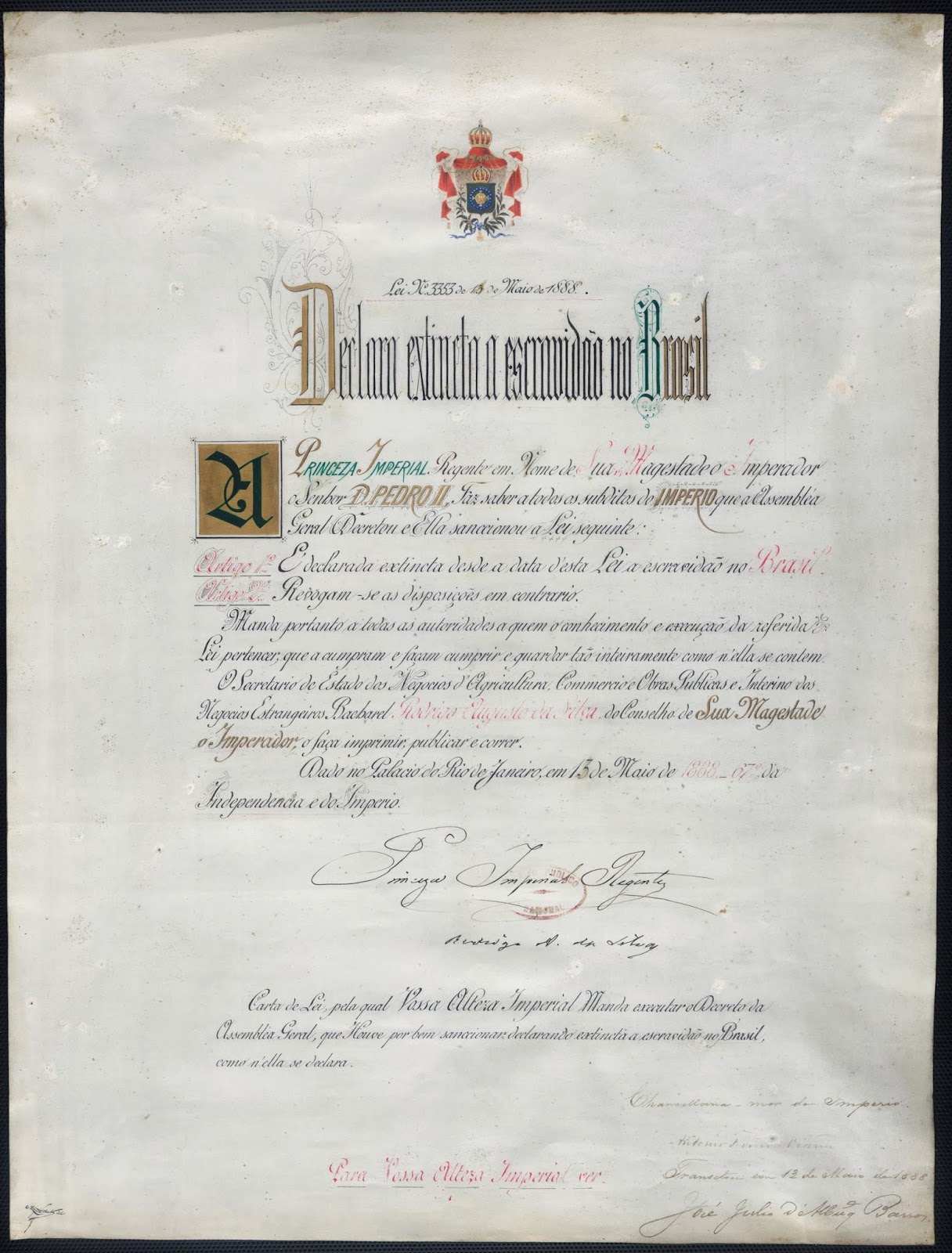 hist-ria-educa-o-fontes-hist-ricas-carta-original-da-lei-urea