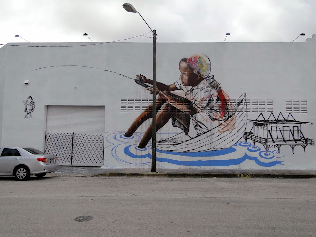 Street Art By Australian Artist Fintan Magee For Art Basel 2013 in Wywnood, Miami. 3