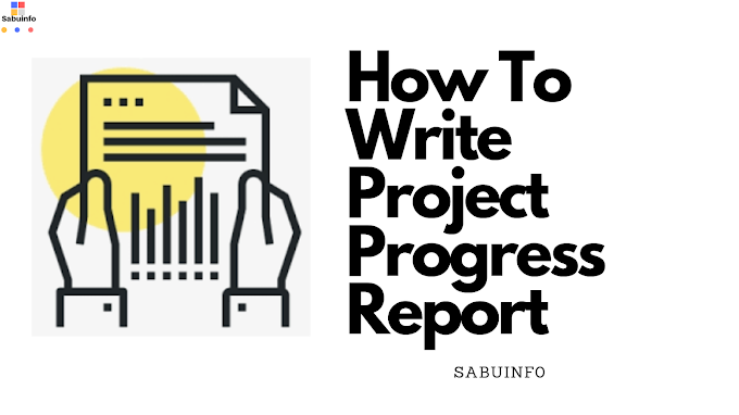 How to write a Project Progress Report-A format