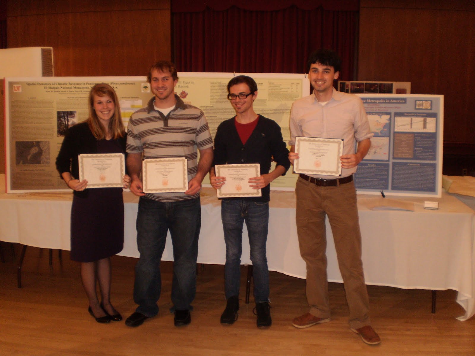 UTK Geography Community Blog Geography undergraduate students win