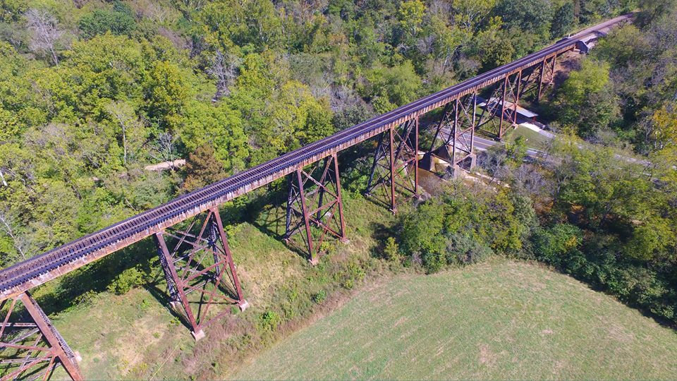 Industrial History 1925 Pope Lick Trestle east of Louisville, KY
