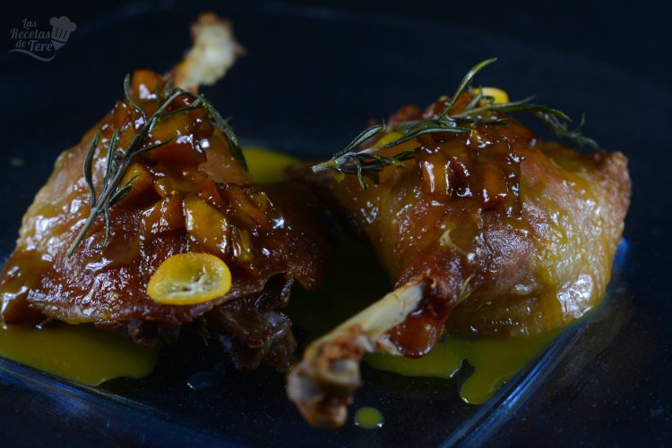 Confit de pato a la reducción de kumquat 05