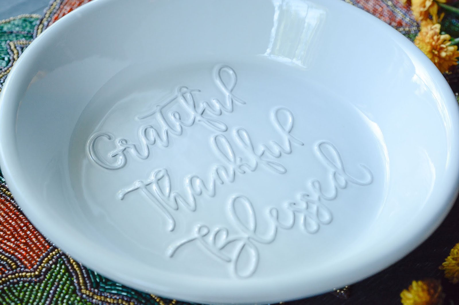 Bountiful Blessings Pie Plate