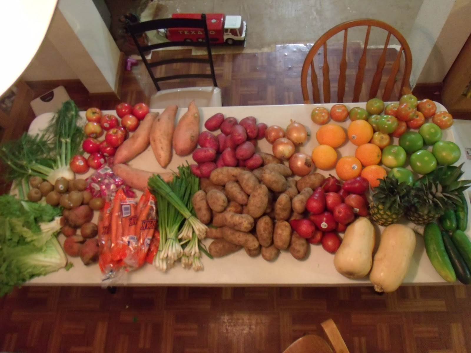 A Mom's Spare Time Bountiful Baskets Haul End of October