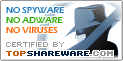 Click at this award to see this software on "topshareware.com".
