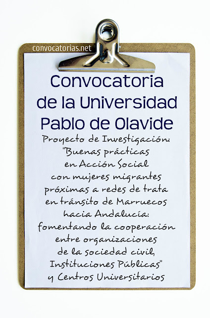 Convocatoria de investigación Convocatoria de investigación para trabajo social en Andalucia