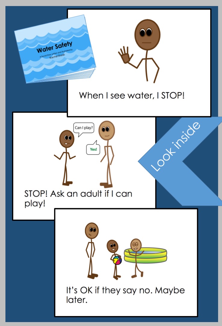 Staablog Water Safety Book Social Story about staying safe around water
