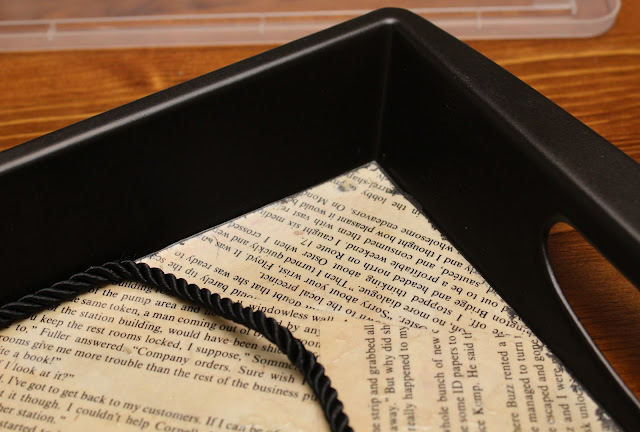 serving tray mod podge book pages serving tray mod podge book pages