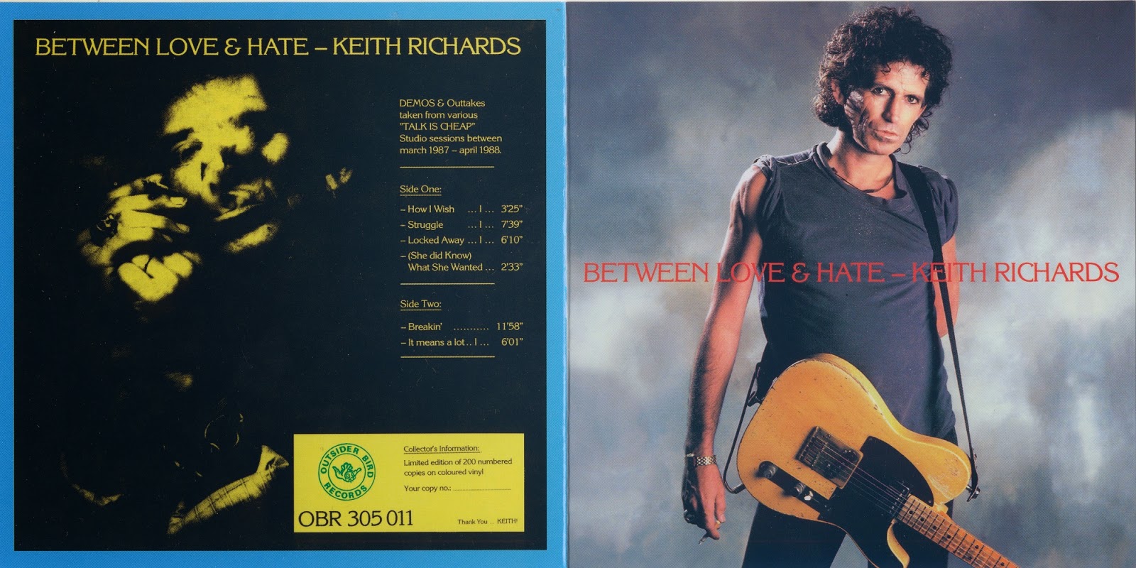 T.U.B.E.: Keith Richards - 1987 - Between Love And Hate (STU/FLAC)