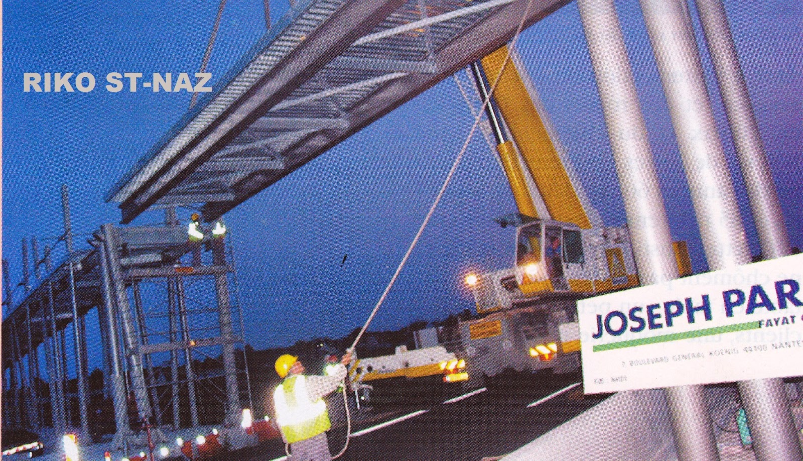 SAINTNAZAIRE évolution d'une ville TRIGNAC reconstruction de la