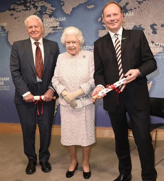 Queen Elizabeth II presented the Chatham House Prize 2019 to Sir David Attenborough and Julian Hector