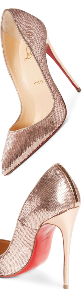 Christian Louboutin So Kate Sequin Pointy Toe Pump