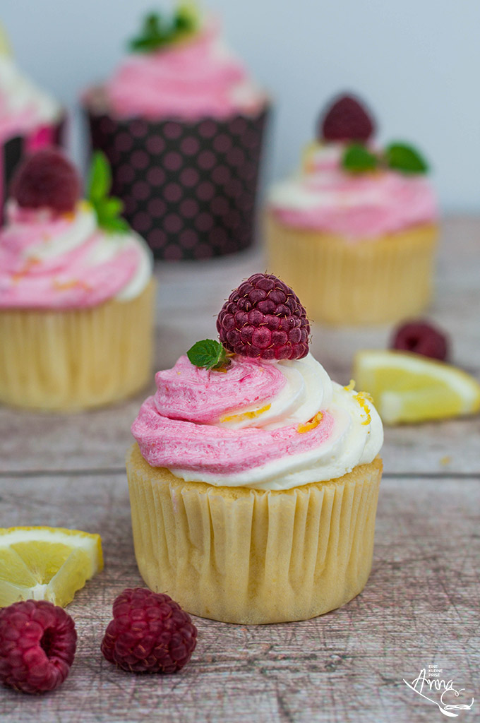 Himbeer-Lemon-Cupcake Himbeer-Lemon-Cupcake