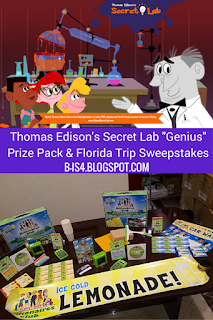 Thomas Edison's Secret Lab Giveaway & Florida Trip Sweepstakes Ovation Brands restuarants, Netflix Kids' shows
