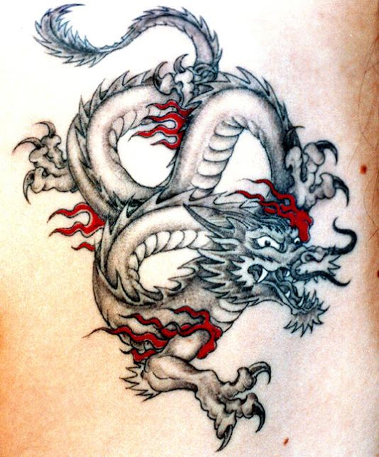 Tatuaje de Dragón chino