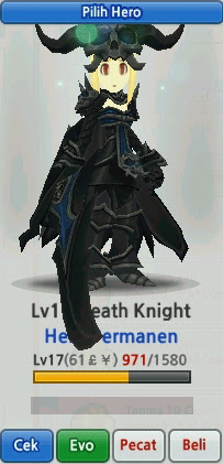 Death Knight Hero Evolution LostSaga Indonesia