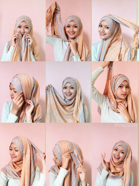 Tutorial Hijab Pashmina Sutra Kumpulan Contoh Kreasi Hijab Tutorial Hijab Pashmina Sutra Kumpulan Contoh Kreasi Hijab