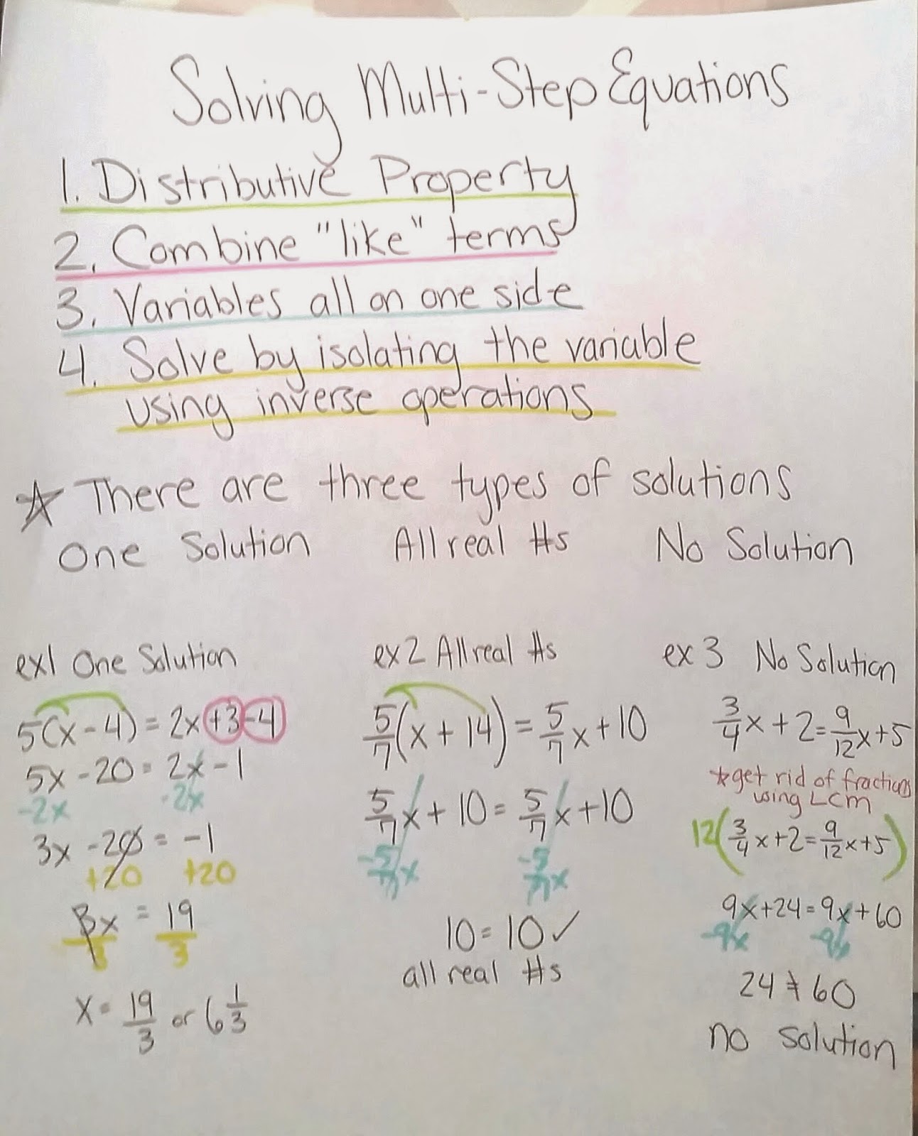 my homework lesson 9 equations with multiple operations
