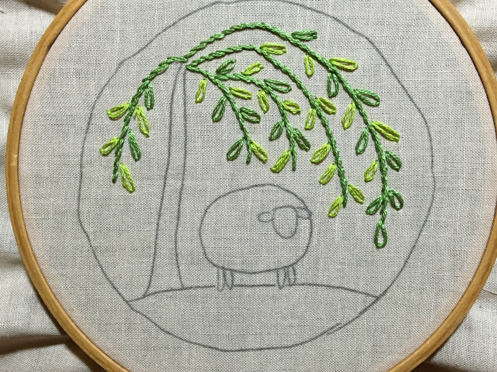 embroidered sheep