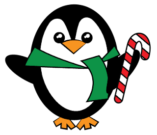 Free download clip art in png christmas penguin with candycane