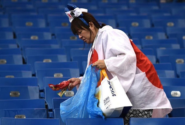 Tersingkir di 16 Besar, Jepang Justru Bikin Kagum Setelah Foto Ruang Gantinya Beredar di Medsos Tersingkir di 16 Besar, Jepang Justru Bikin Kagum Setelah Foto Ruang Gantinya Beredar di Medsos