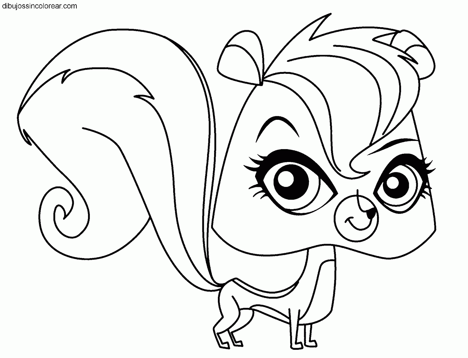 Dibujos de personajes de Littlest Pet Shop para Colorear Dibujos de personajes de Littlest Pet Shop para Colorear