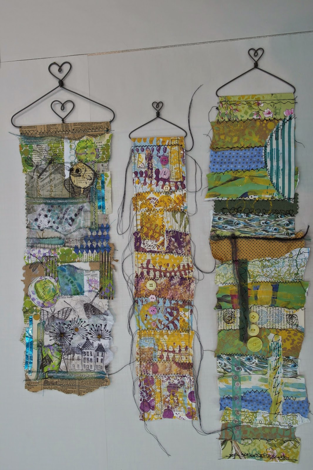 H-anne-Made: Print Collage Stitch with Creative Threads in Garstang