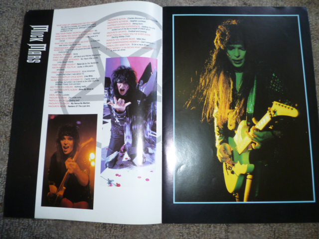 ACIDICA s Site Motley Crue Tour Program