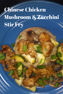 Chinese Chicken Mushroom & Zucchini Stir Fry