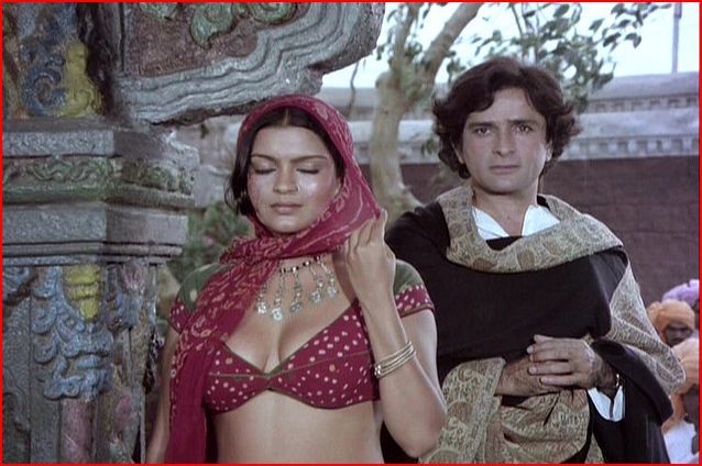 Shashi Kapoor and Zeenat Aman in the Movie Satyam Shivam Sundaram - 1978.
