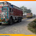 एसडीओ के निर्देश की धज्जी उड़ा रहे ट्रक चालक: नो एंट्री में भी जारी रहा ओवरलोड ट्रक का परिचालन