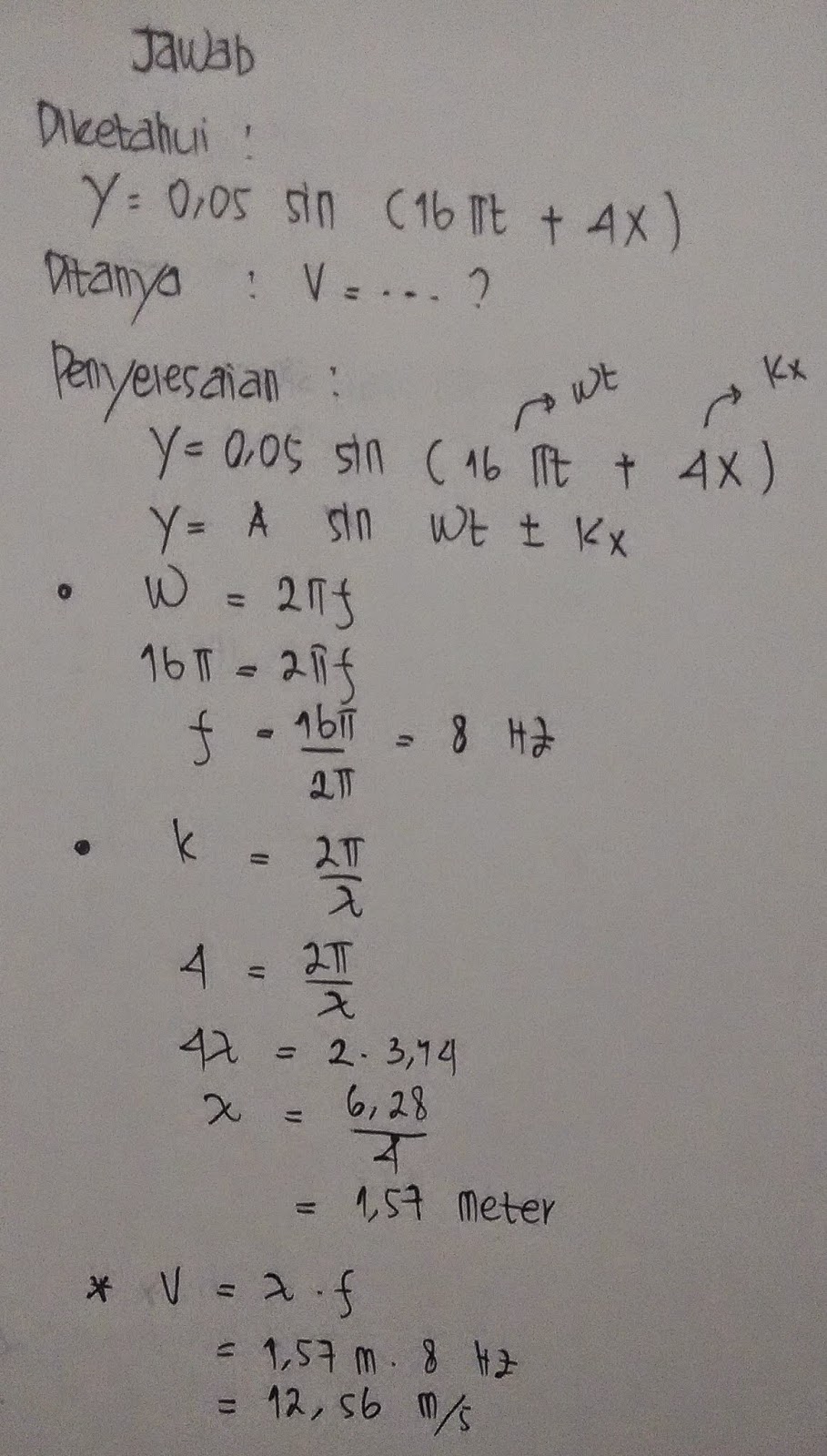 Teori Gelombang | MATERI FISIKA