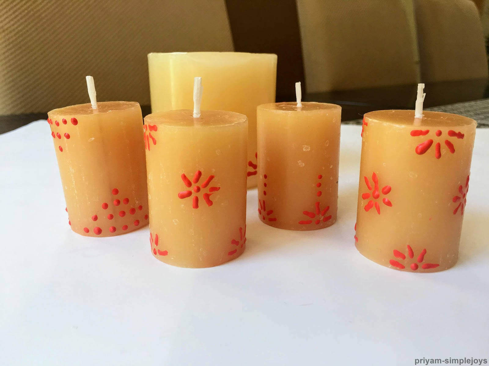 SimpleJoys Painted Candles