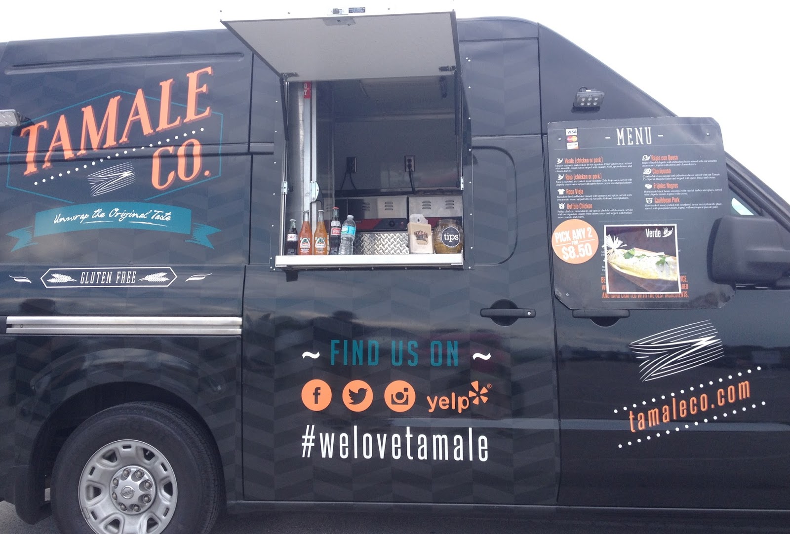 The Gluten & Dairy-Free Review Blog: Tamale Co. Food Truck Review