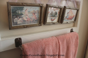 Eclectic Red Barn: Valentine's Day Bathroom Window
