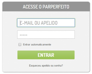 Como criar uma conta no Par Perfeito Como fazer um Par Perfeito