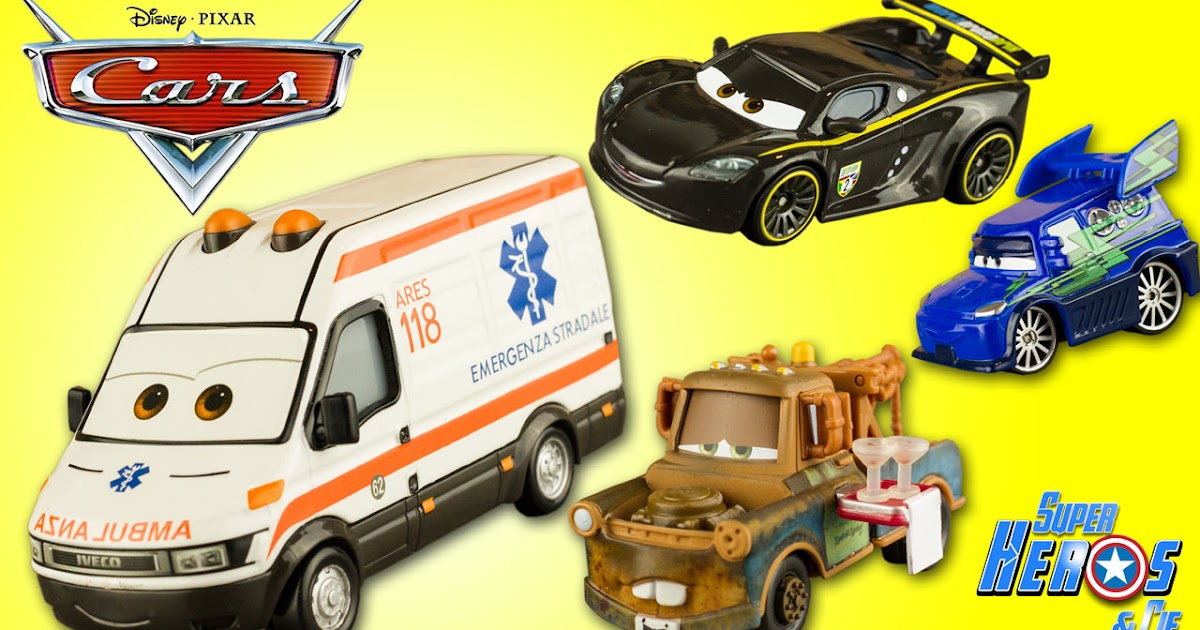 Super H?�ros Et Compagnie: 4 Voitures Disney Cars 2 Diecast Deluxe Alfredo Martin Lewis Hamilton DJ