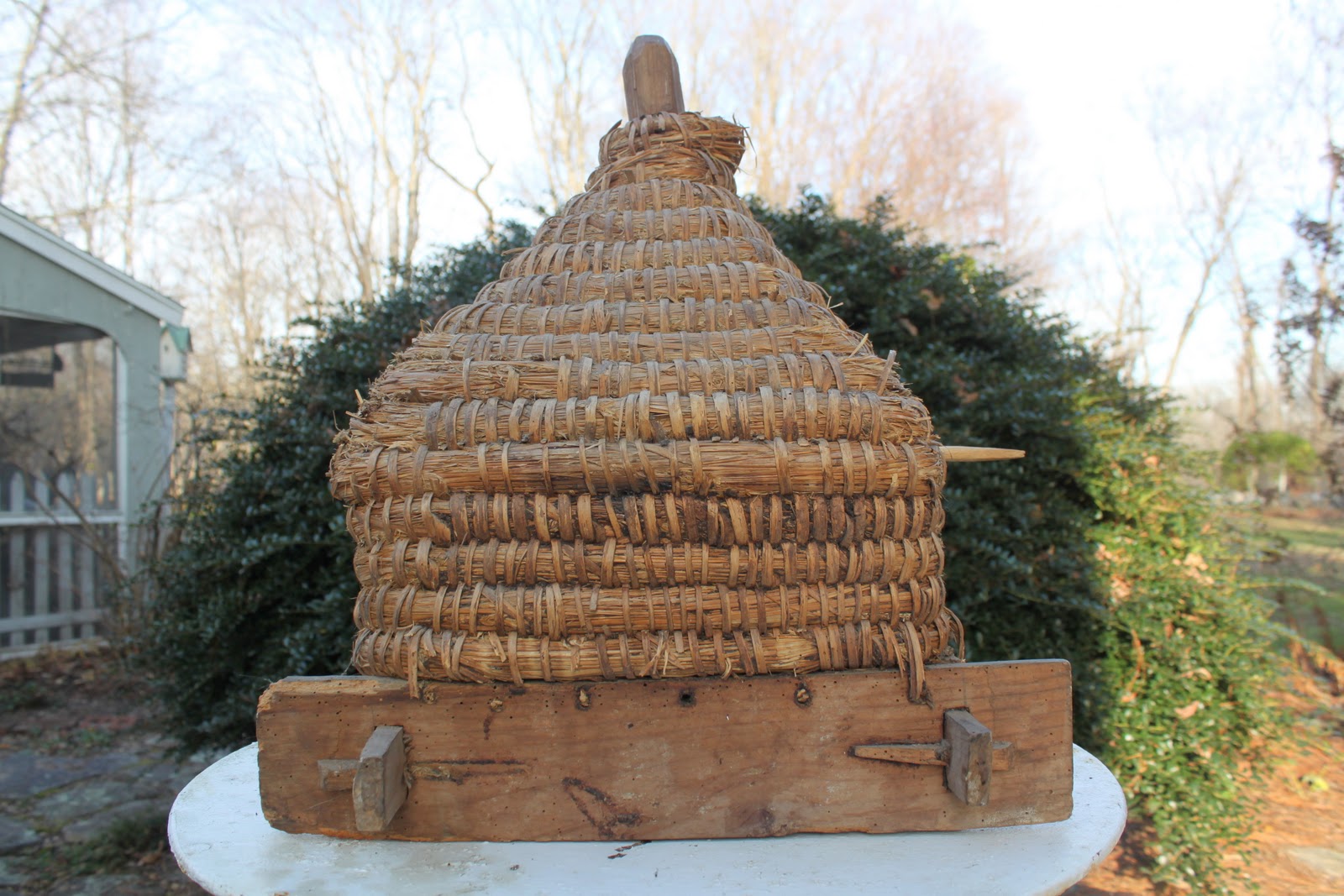 52 FLEA Antique French Bee Skep For Sale